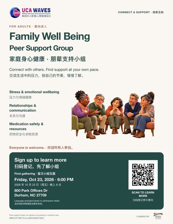 Family Well Being Peer Support Group
