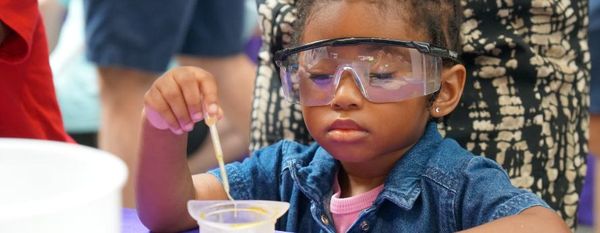 Marbles Science Solvers at Eva Perry Library